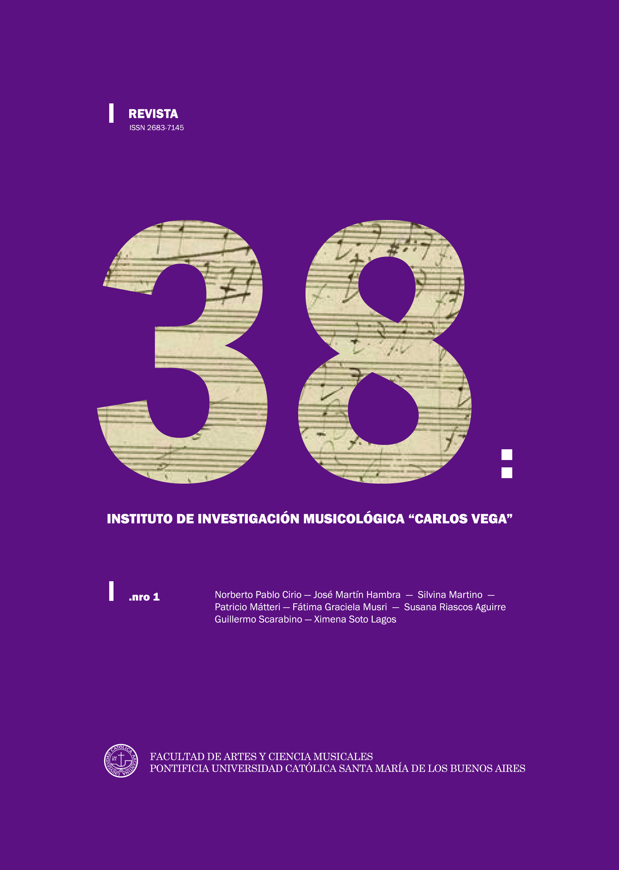 Revista del Instituto de Investigación Musicológica “Carlos Vega”