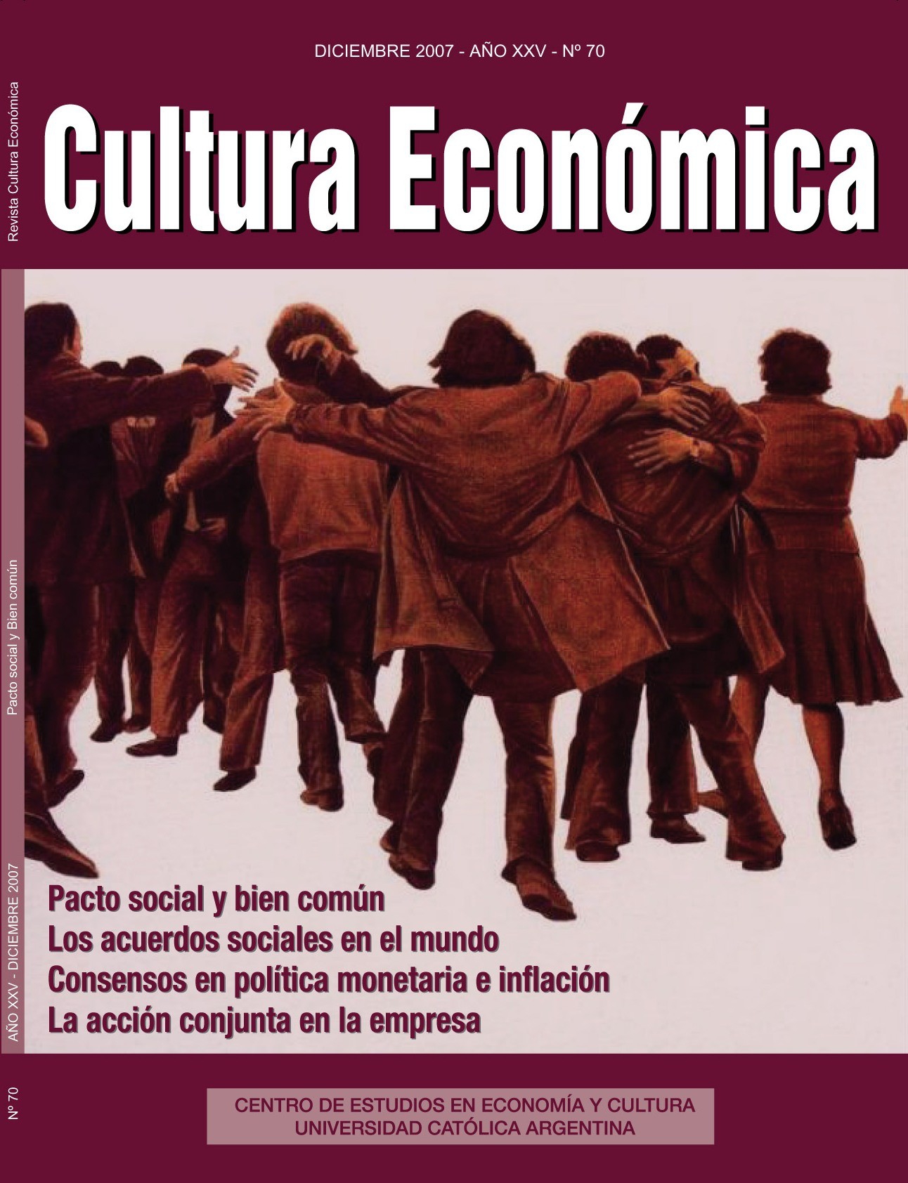 					Ver Vol. 25 Núm. 70 (2007): Pacto social y bien común
				