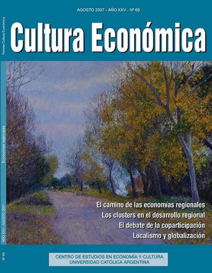					Ver Vol. 25 Núm. 69 (2007): El camino de las economías regionales
				