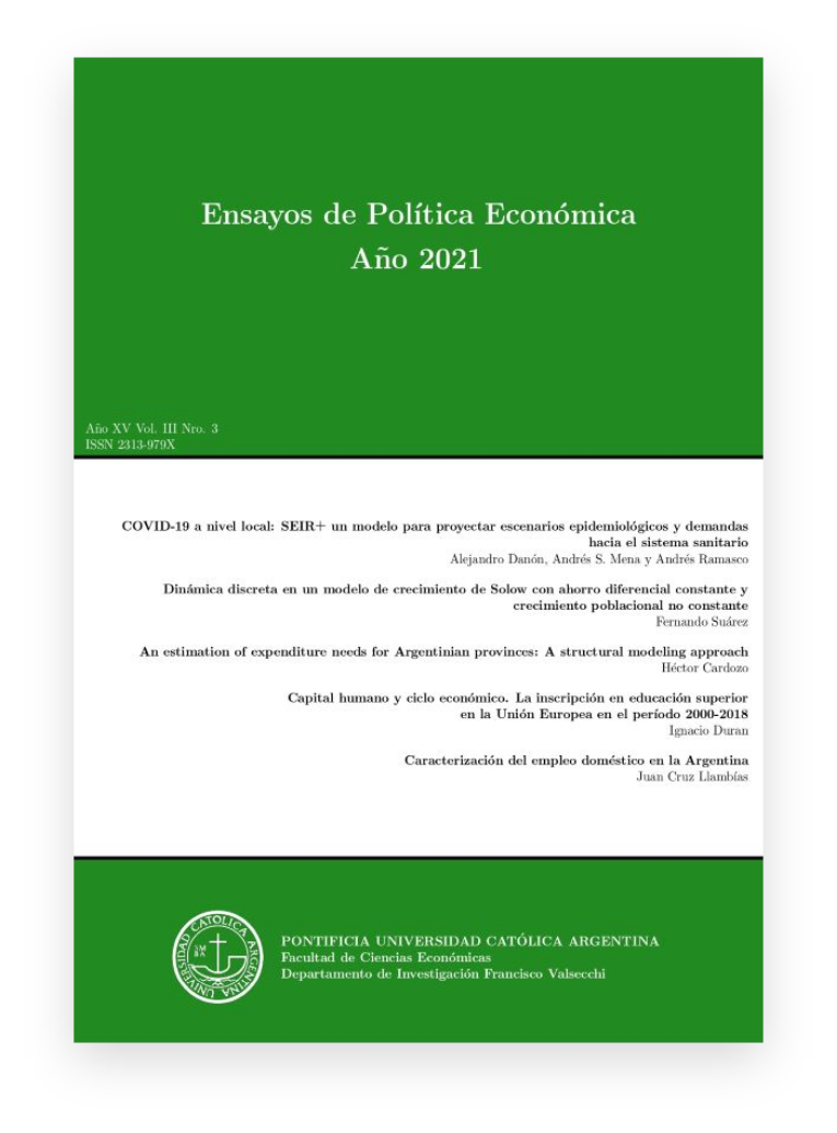 Ensayos de Política Económica